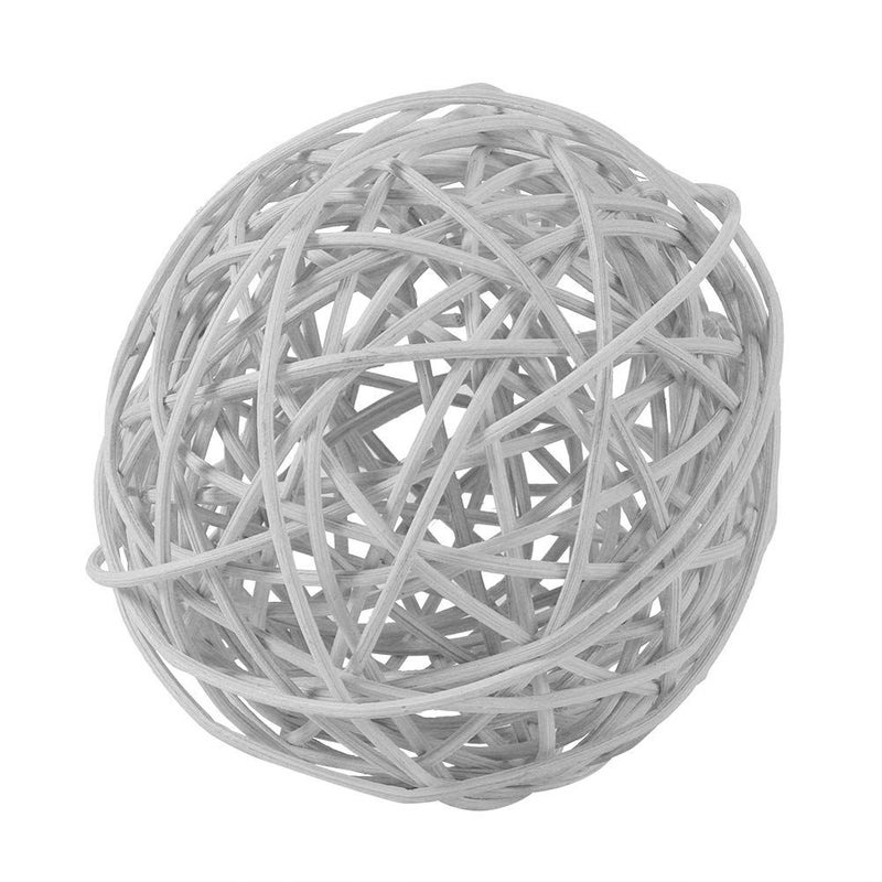 Silver Rattan Balls 6Pcs Wall Hanging Decor Photography Props Wedding Party Birthday - Image 4