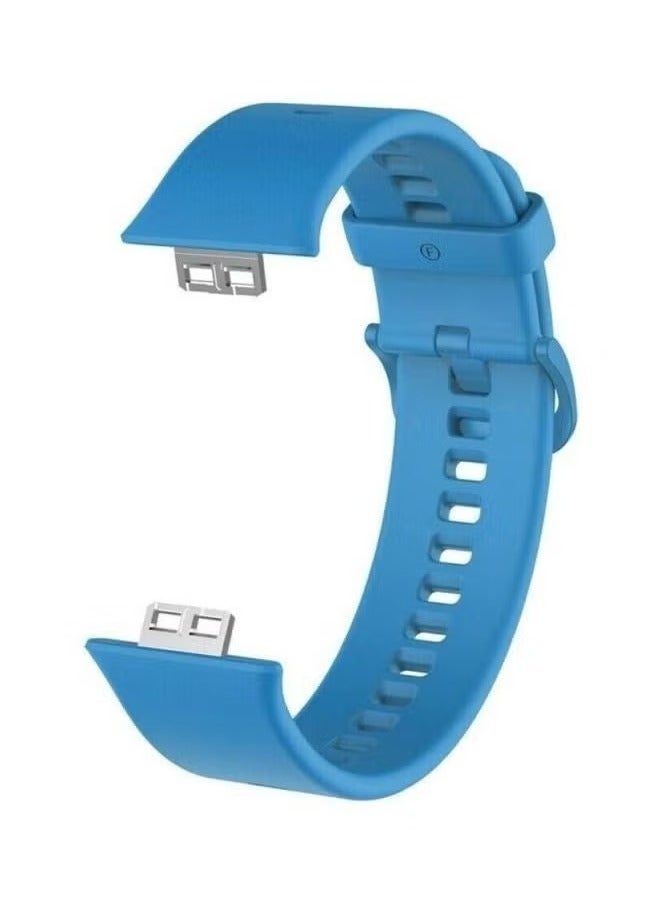 vesus Huawei Watch Fit Silicone Band Replacement Sport Strap Blue