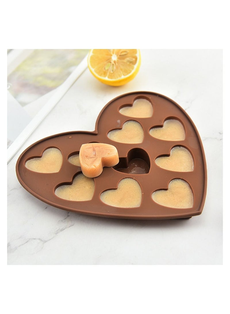 Deo King Heart Shaped Silicone Chocolate and Ice Cube Mold - Image 4