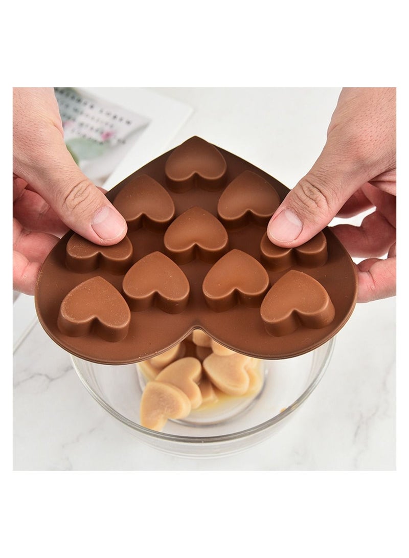 Deo King Heart Shaped Silicone Chocolate and Ice Cube Mold - Image 3