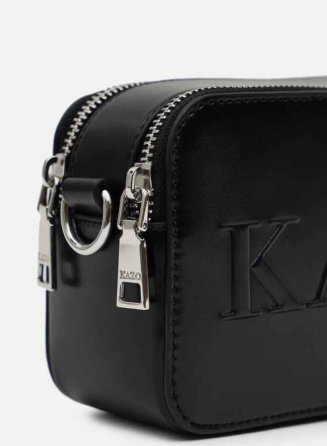 Kazo Bag Black Structured Shoulder Handbag | Premium Faux Leather Purse - Image 5