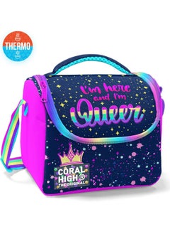 CORAL HIGH Kids Multicolored Navy Blue Thermo Lunch Box 11775  - Image 3