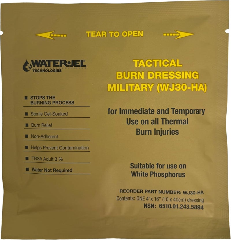 WUTSAR SKDKYCCO WaterJEL Military Burn Dressing 4 X 16 - Image 1