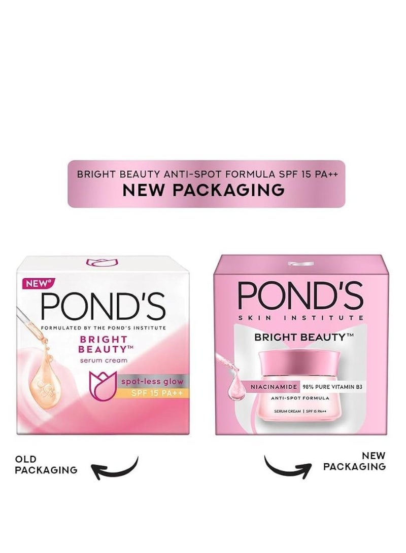 Pond's Ponds Bright Beauty Serum Day CreamSPF15 50 g - Image 2
