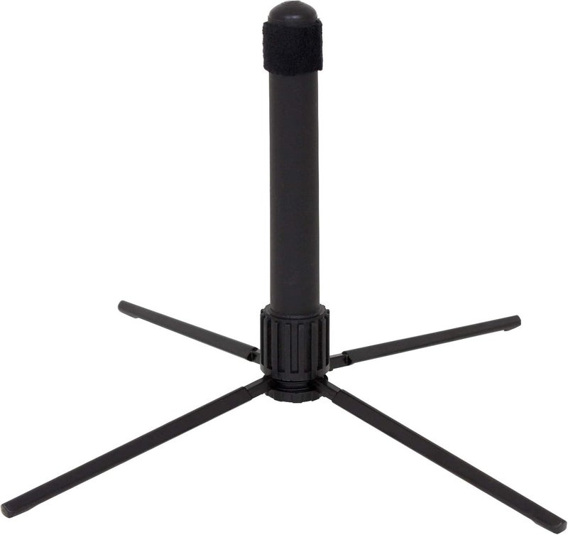 Cecilio Flute Stand - Stable 4-Legged Foldable Design, Portable & Quick Setup, Metal Base for Flute & Piccolo - Image 1