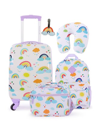 Travelers Club 5-Pc 18" Kids Luggage Set With 360° 4-Wheel Spinner System, Rainbow - pzsku/Z795B1E24D69F27D0BE43Z/45/_/1719314286/6c8537f0-c6bf-4946-a39c-18479209decf
