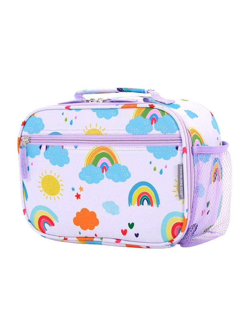 Travelers Club 5-Pc 18" Kids Luggage Set With 360° 4-Wheel Spinner System, Rainbow