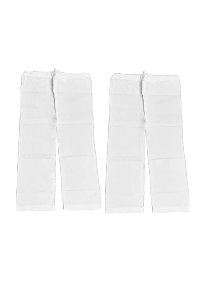 Bashayer 2-piece white summer Bermuda for the middle of the leg - Image 2