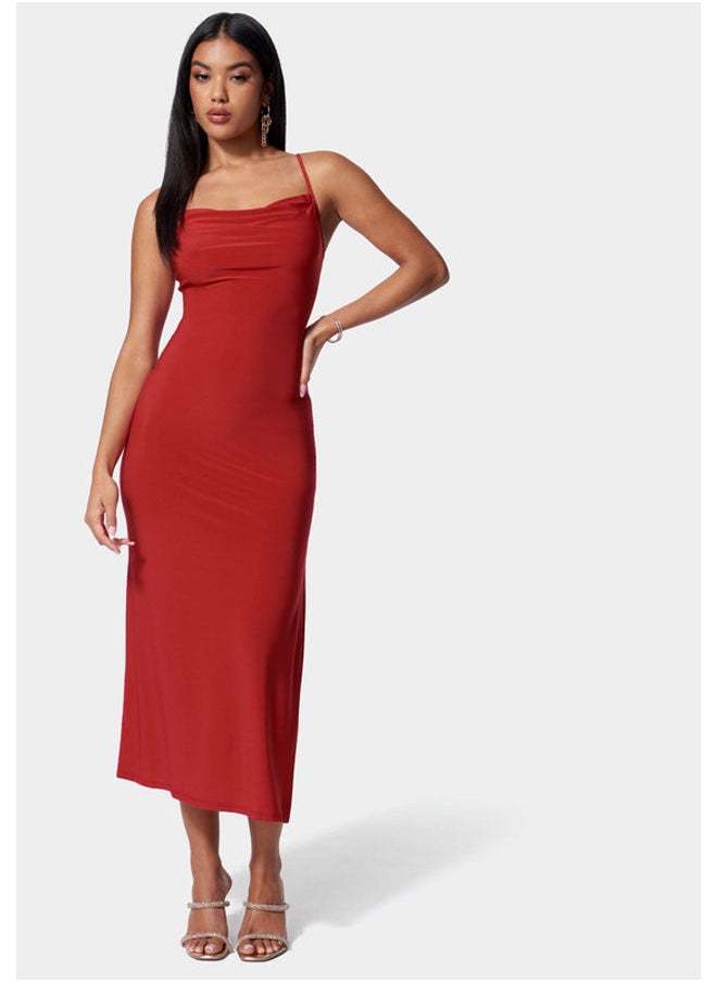 bebe - SPAGH GOWN LONG SLIM MAXI - Image 1