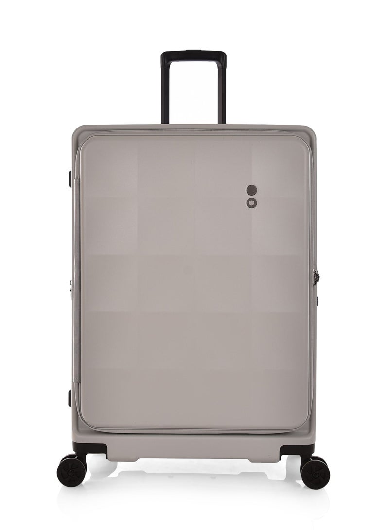 Echolac Hard PC Trolley Travel Bag Front Open Anti Theft 3Pc Set Size 20/24/28 Inch Grey - Image 2