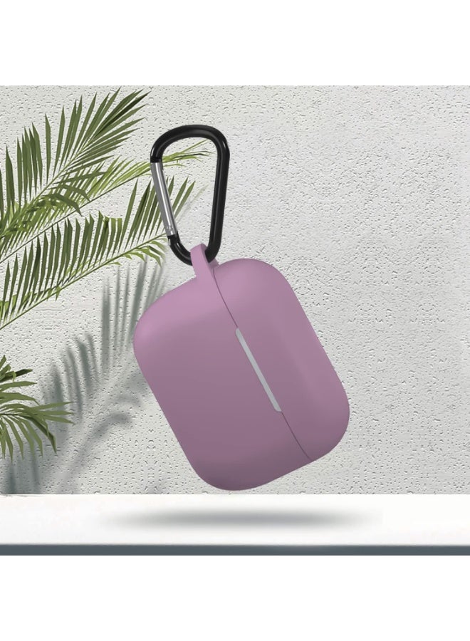 Compatible Case Cover for AirPods Pro 2nd Generation (2022), Soft Protective Silicone Skin with Keychain, Shockproof Anti-Scratch Sleeve with Front LED Visible for Apple AirPods Pro Gen 2 – Lilac Purple - Image 3