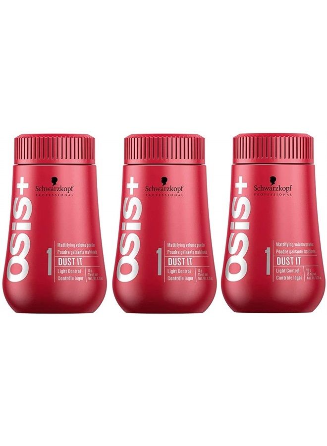 Osis+ Dust It Mattifying Powder, 0.35-Ounce (3-Pack). - Image 1
