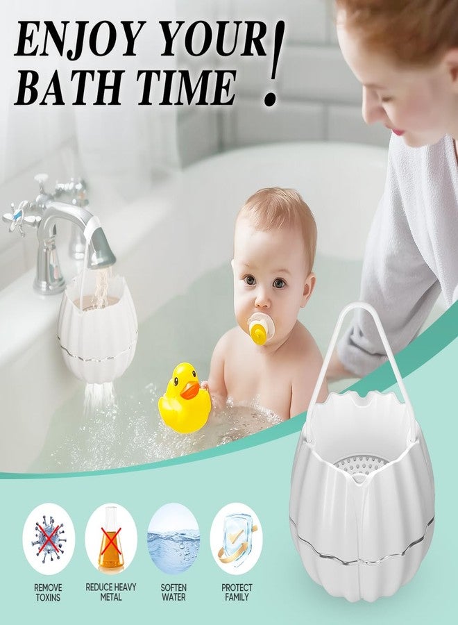 Cobbe Bath Filter for Tub - Cobbe Water Filter for Bathtub, Removes Hundreds of Contaminants for Smoother Skin & Hair, 3500 Gallons of Filtration, BPA Free(Upgrade Version), White - Image 3