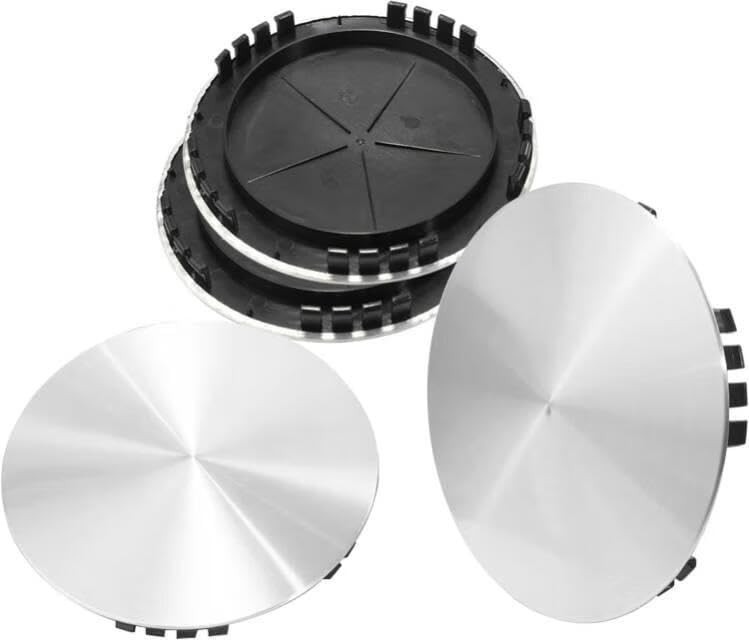DewFlew 4Pcs Wheel Center Caps for GMC and Chevrolet Silverado Suburban 1992-1999 Wheel Rim 189mm(7.44in) Silver Hub Cap Wheel Cover, Replacement 15650043 15650045 - Image 2