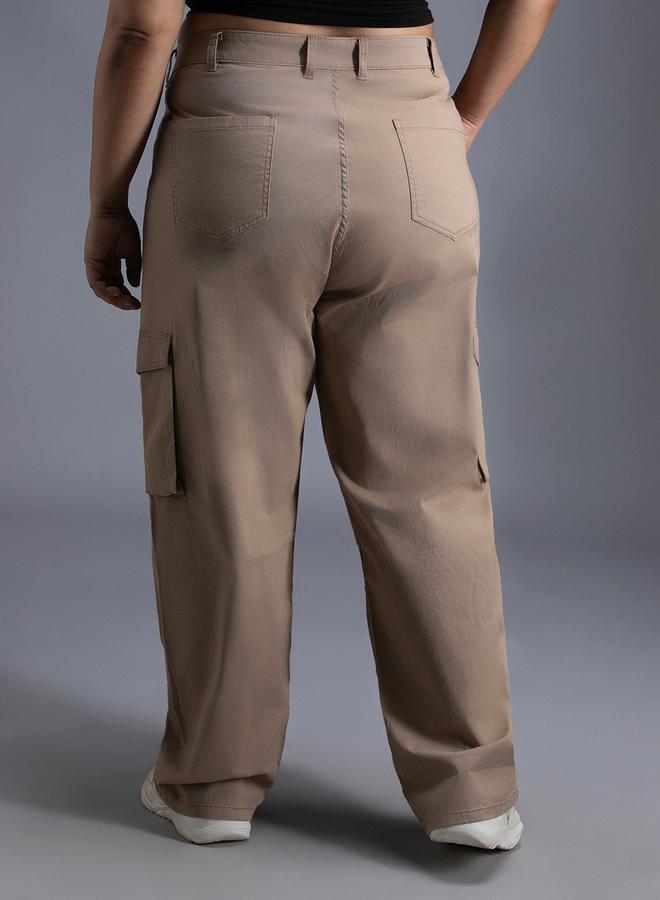 هاي ستار بنطال كارجو بمقاس كبير وأرجل مستقيمة - Image 3