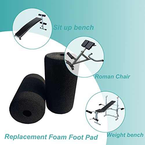 CORECISE Foot Foam Pads Rollers Replacement,Replacement foam pads,Machine tube leg foam roller pad replacement,Roller Pad for Leg Extension for Weight Bench,Inversion Table and gym exercise equipments - Image 4