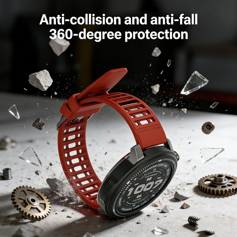 ordinarYone Smartwatch Cover Case for Balance 2 47mm Scratchproof Full Coverage Housing Scratchproof Protector Bumper Shell - Image 5