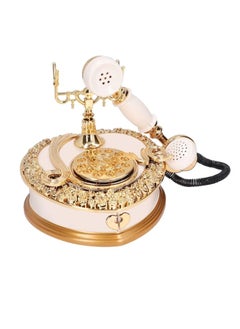 ShebSheb Music Box Heart Telephone Shaped Plastic Music Box With Drawer Decor Birthday Gift（White）  - Image 3