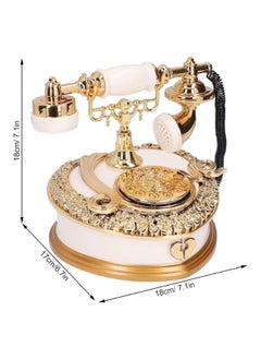 ShebSheb Music Box Heart Telephone Shaped Plastic Music Box With Drawer Decor Birthday Gift（White）  - Image 4