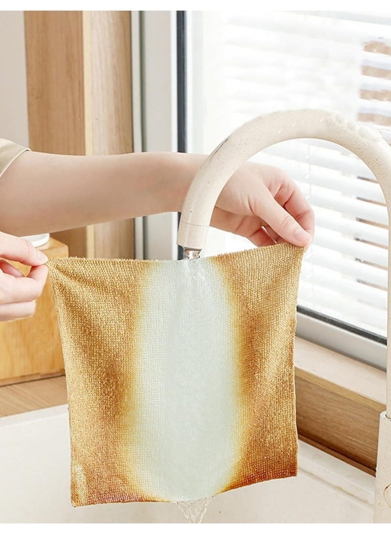 هابي هوم مجموعة 40 قطعة من مناشف المايكروفايبر مع علبة مناديل سحب سحرية – قماش تنظيف متعدد الوظائف قابل للسحب لتنظيف الأطباق وزجاج السيارة والنوافذ – أقمشة تنظيف قوية للمنزل والمطبخ قابلة لإعادة الاستخدام- أخضر فاتح - Image 5