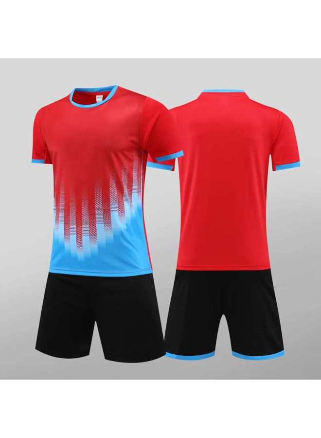 Children's Football Clothes Set Boys And Girls Jersey Customized Training Clothes Primary And Middle School Students' Campus Football Team