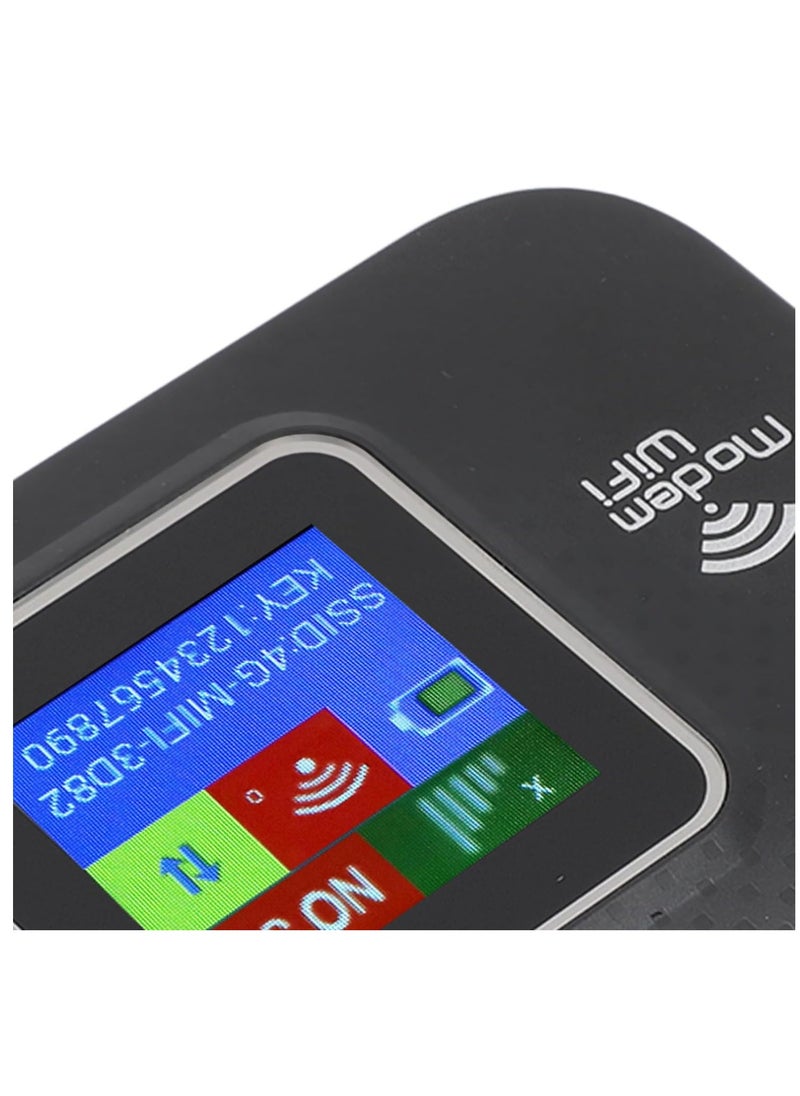 Generic - 5G Portable WiFi Router | 150Mbps Wireless SIM Slot Router with 3000mAh Battery | High-Speed 5G LTE Modem for Mobile, Laptop, Tablet | Plug & Play WiFi with Color Screen - Image 1