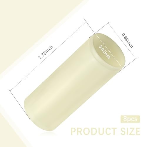 KIFIDAN 8PCS Trailer Leaf Spring Bushings,Trailer Leaf Spring Kit with 9/16ʺ ID x 1-3/4ʺ Nylon Leaf Spring Bushings Replacement,Trailer Suspension Parts for Trailer Springs Equalizer - Image 3
