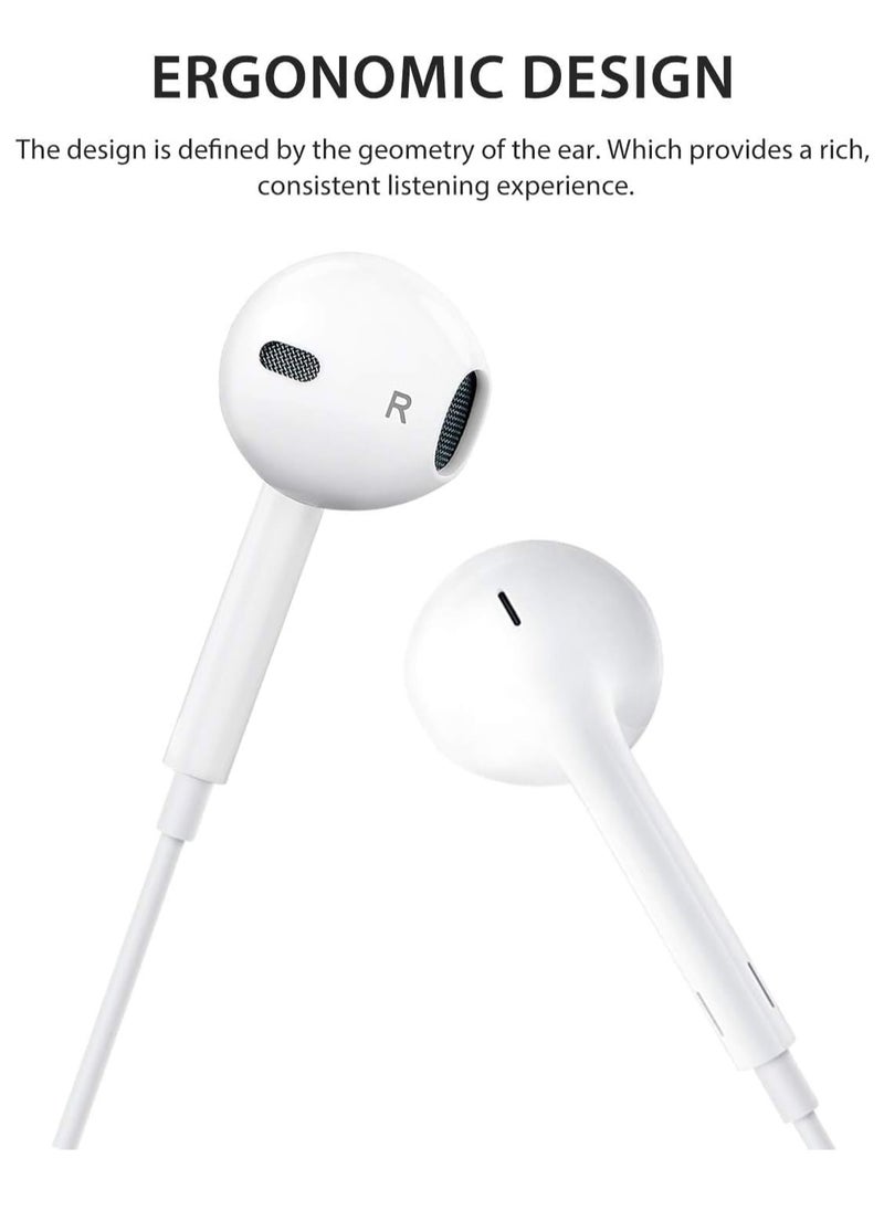 Rabos - Apple EarPods Lightning Connectivity Superior Audio – In-Ear Canal Headset - Image 1