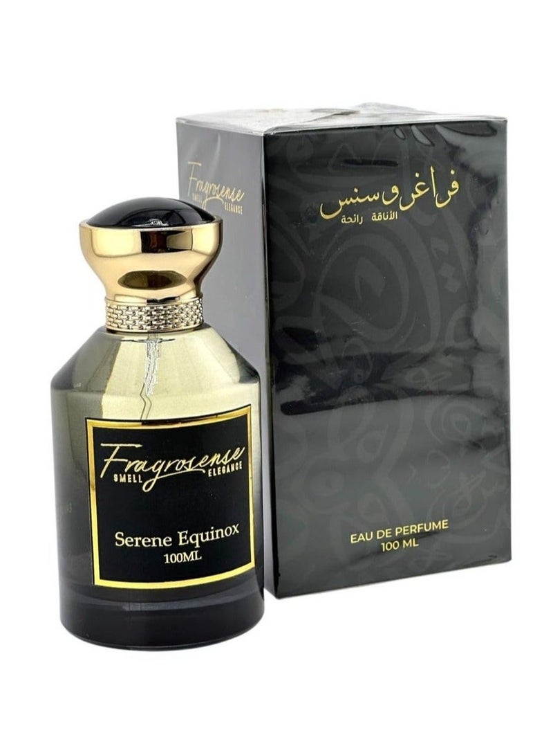Fragrosense Serene Equinox Eau de Parfum 100ml for Women - Oriental Floral Fragrance with Jasmine Vanilla Cedar White Musk Orange Blossom Notes - Elegant Daily Wear Scent - Image 2