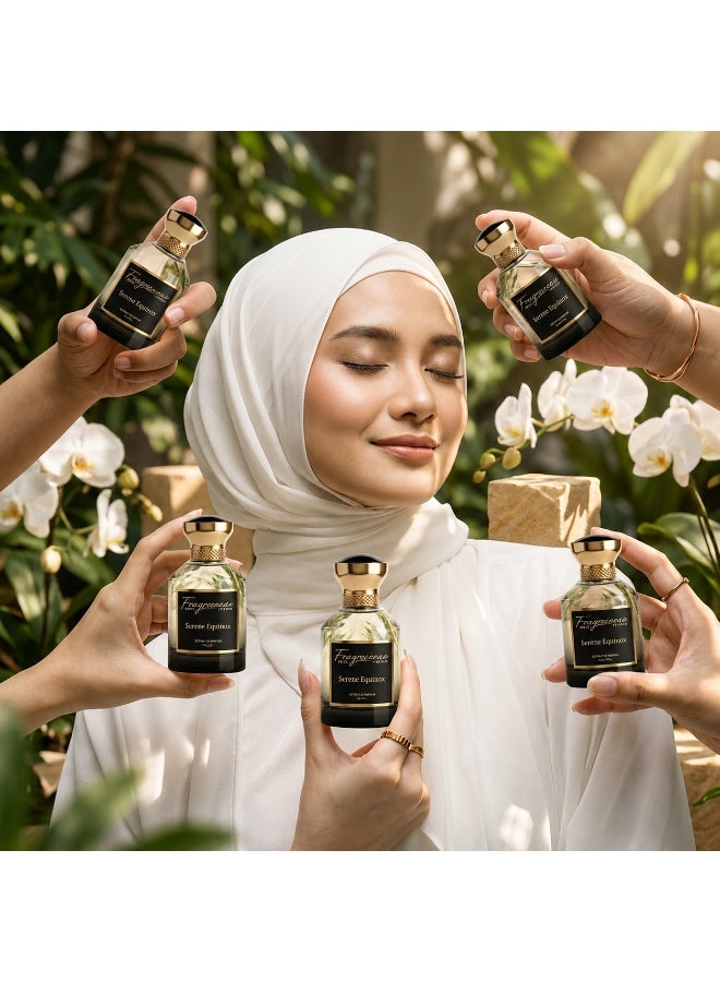 Fragrosense عطر سيرين إكفينوكس 100 مل للنساء - عطر شرقي زهري مع ملاحظات من الياسمين والفانيليا والأرز والمسك الأبيض وزهرة البرتقال - رائحة أنيقة للاستخدام اليومي - Image 4