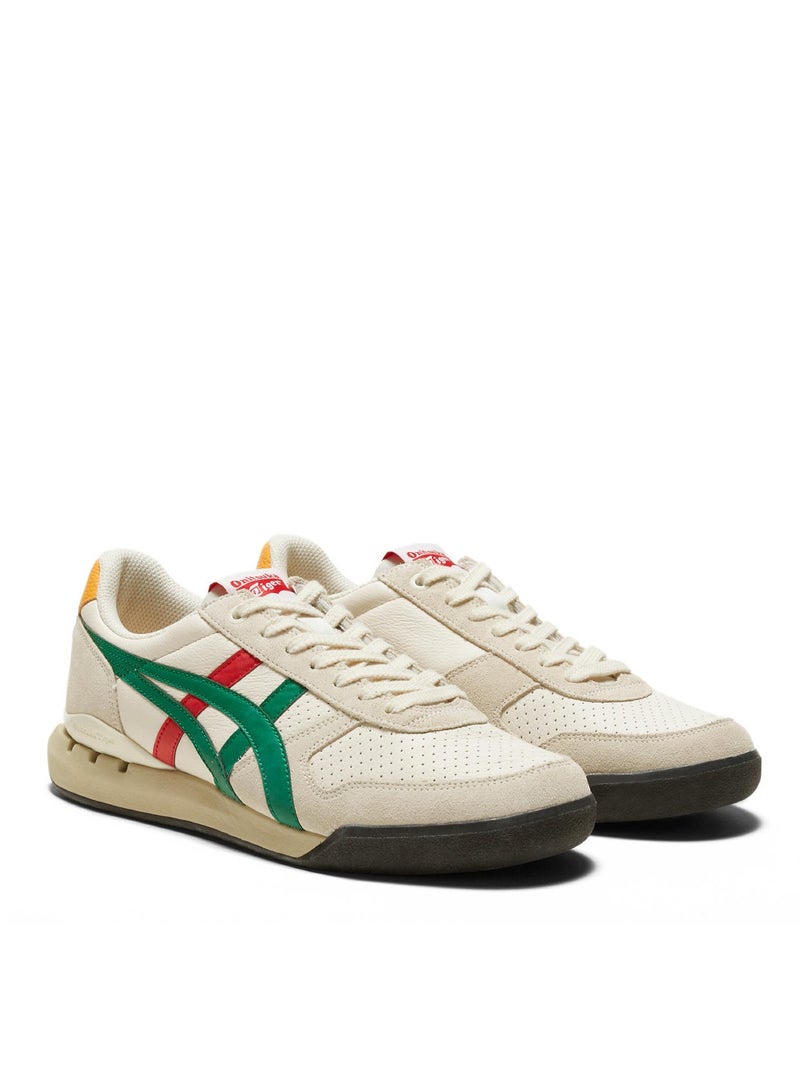 Onitsuka Tiger ULTIMATE 81 EX Casual Colorblock Sneakers Beige/Green/Red - Image 2