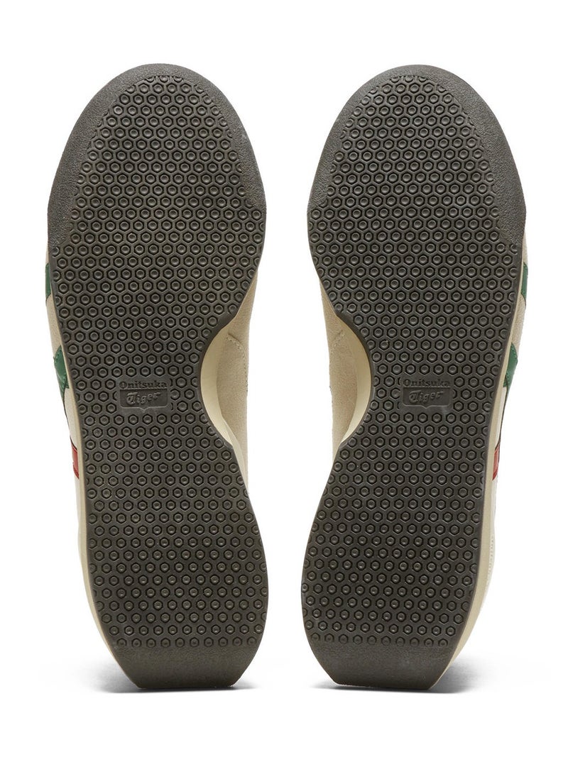 Onitsuka Tiger ULTIMATE 81 EX Casual Colorblock Sneakers Beige/Green/Red - Image 4