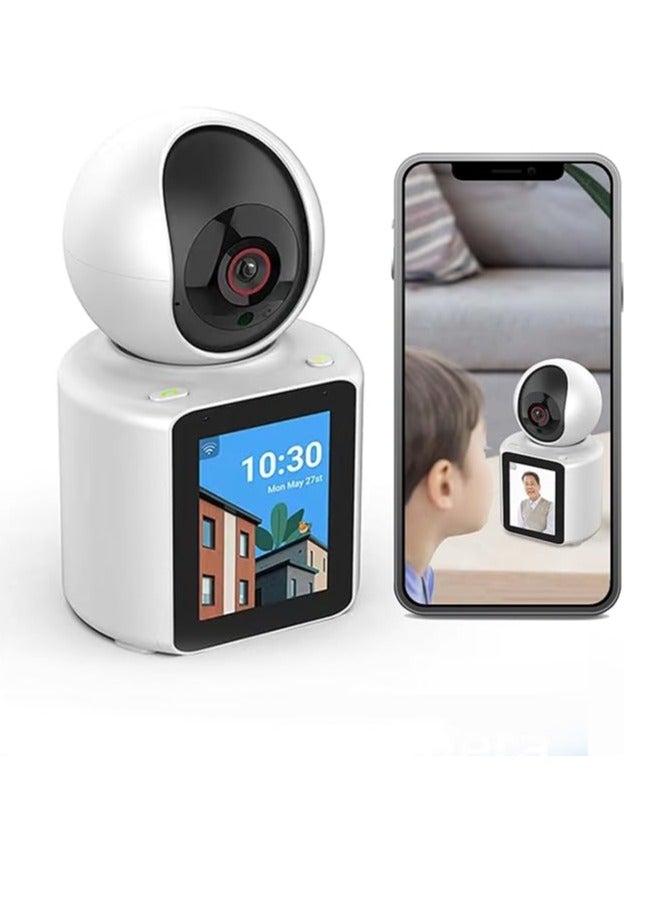 Full HD WIFI Video Calling PT Camera with One-Click Call, Anthropomorphic Detection, and Infrared Night Vision via Mobile App - Image 2