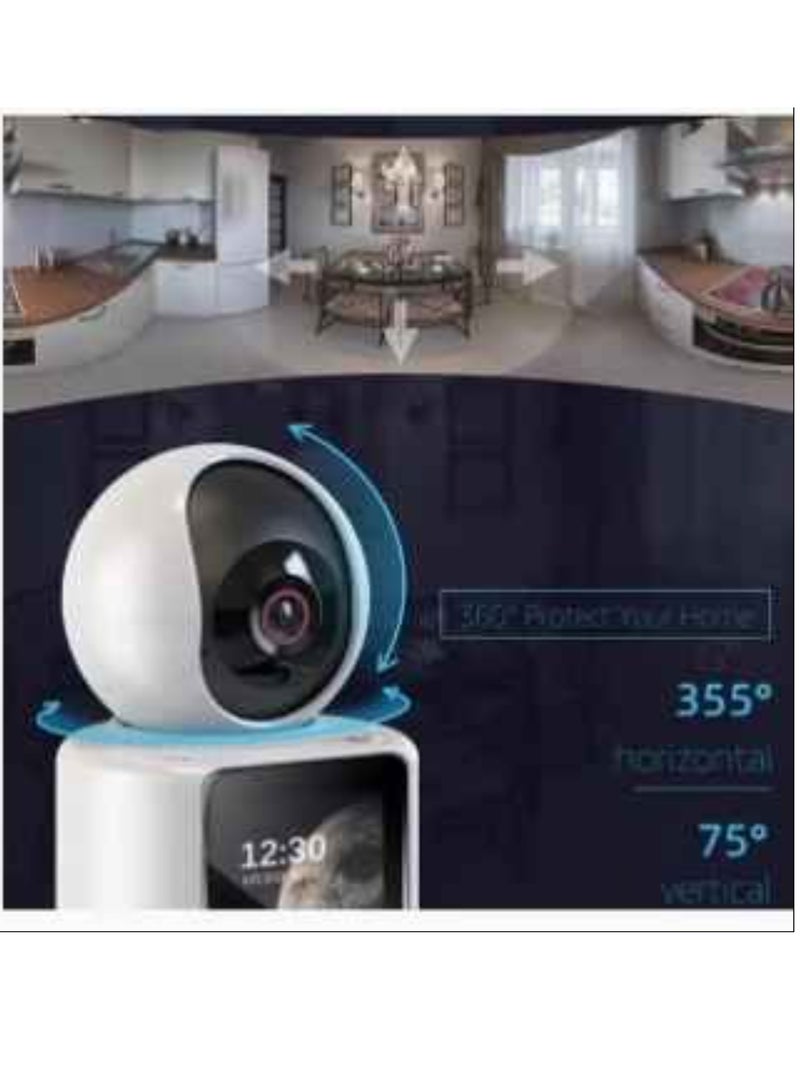 Full HD WIFI Video Calling PT Camera with One-Click Call, Anthropomorphic Detection, and Infrared Night Vision via Mobile App - Image 3
