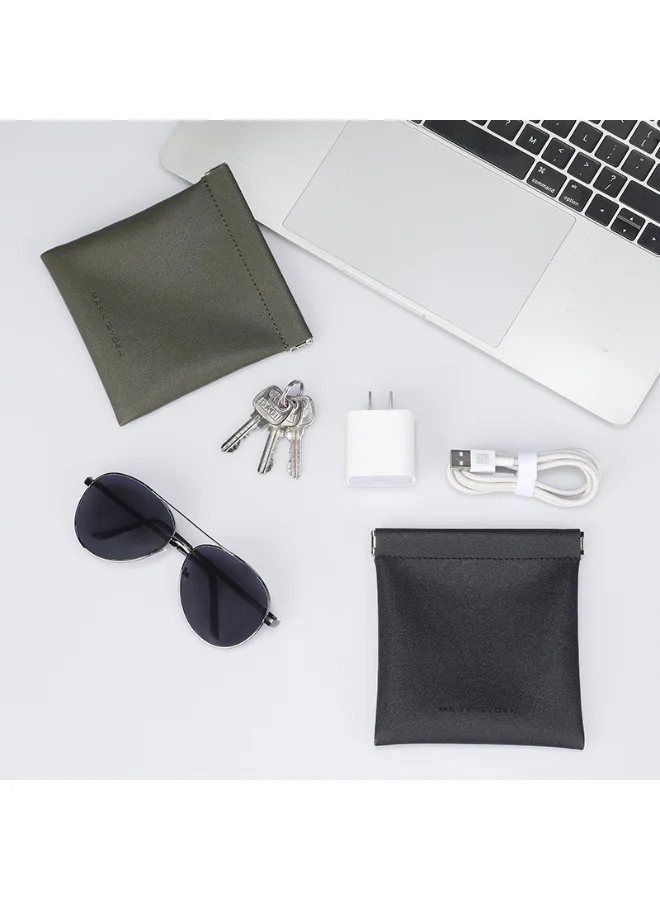 Mark Ryden  Mark Ryden MR72 Light Line Wallet Minimalist Slim Card Organizer Splash Proof PVC Magnetic One Hand Closure Lightweight Pocket Wallet for Daily Use  | Best Price UAE