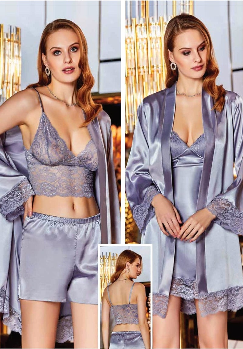 Jeremi Satin Bustier Set of 4 - Image 1