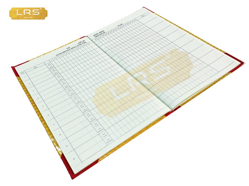 LRS Daily Attendance Time in & Out Register (60 Pages - Pack of 1) - Image 2