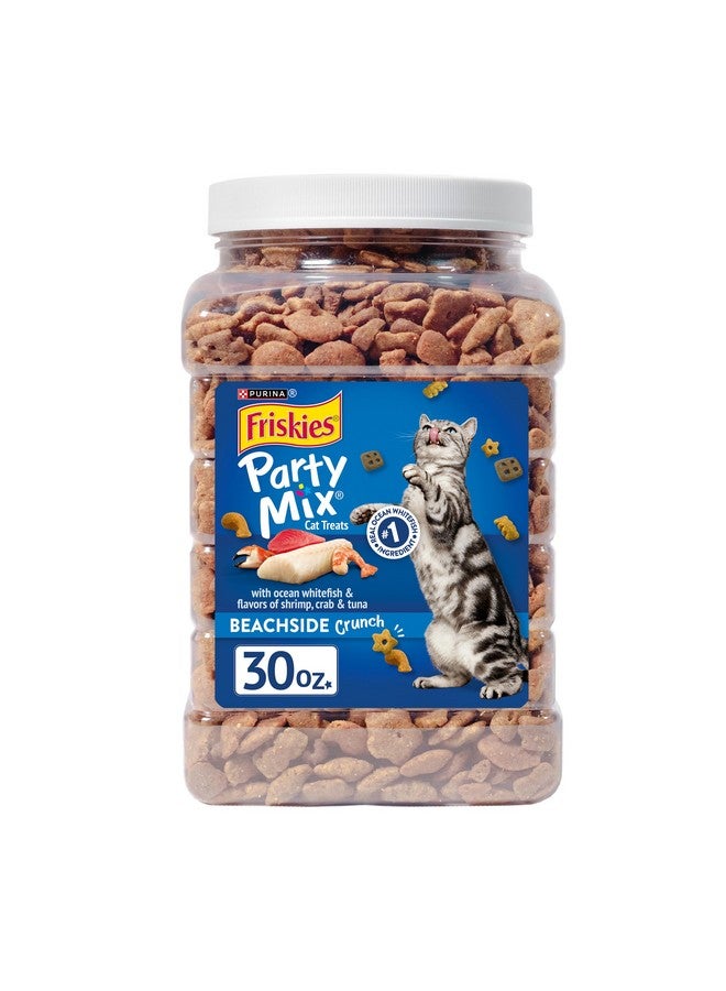 فريسكس مكافآت القطط Purina Friskies، Party Mix Beachside Crunch - 30 أونصة (عبوة واحدة) - Image 1