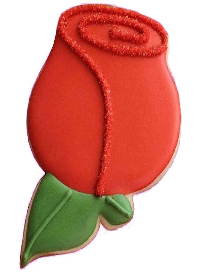 CookieCutter.com Red Rose Cookie Cutter 3.5 Inch - Hand Made in the USA - Image 2