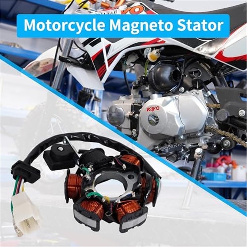 Wivplex 5 Wire AC Magneto Stator for 50cc to 150cc Engines - Image 2