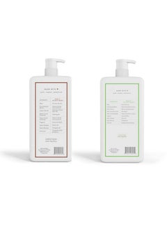 native Native Body Wash | Coconut & Vanilla, Cucumber & Mint - 36 oz bottle with pump - Pack of 2  - Image 2