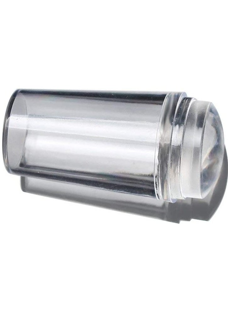 ORiTi Clear Silicone Nail Art Stamping Stamper with Cap Scraper Manicure Tools  - Image 4