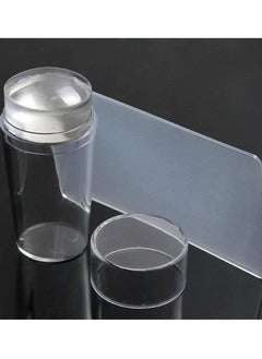 ORiTi Clear Silicone Nail Art Stamping Stamper with Cap Scraper Manicure Tools  - Image 5