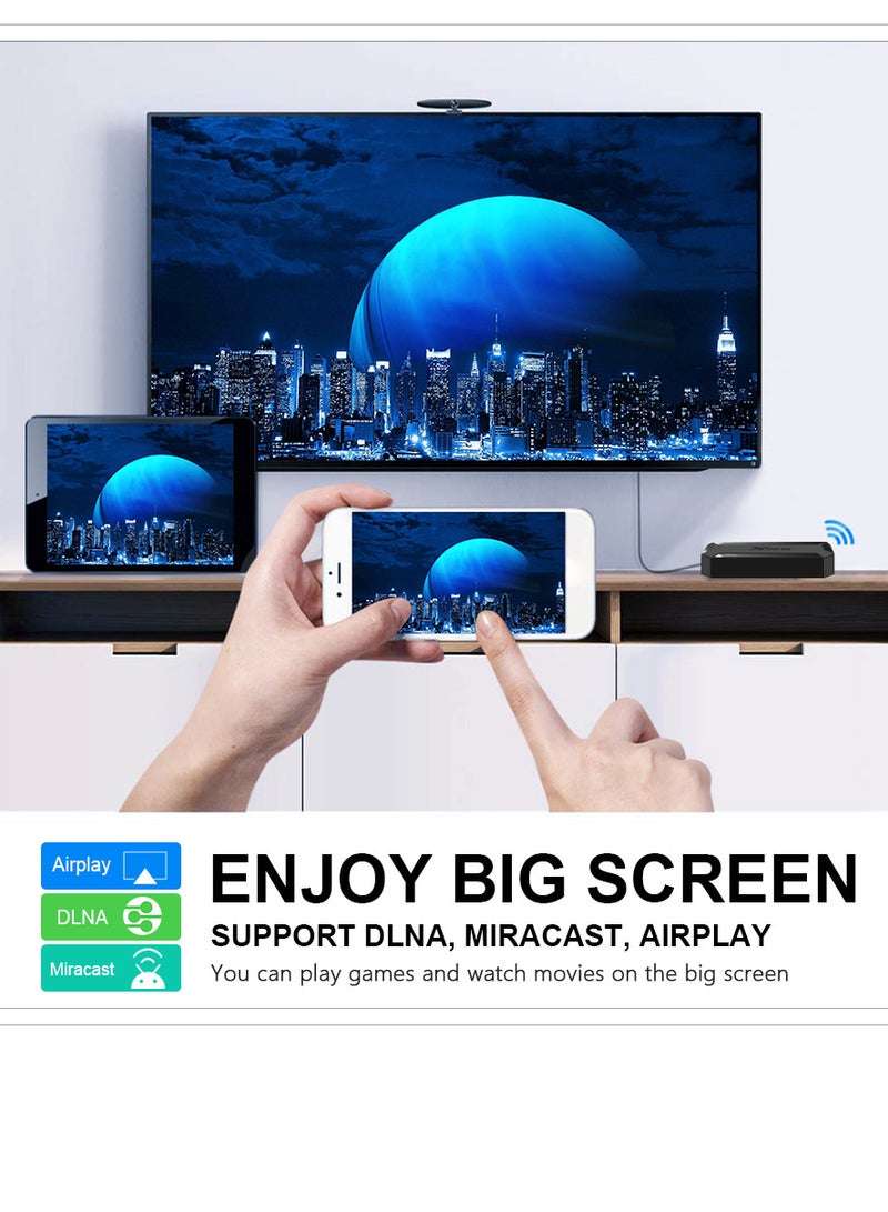 X96Q TV Box Android 10.0 Allwinner H313 Quad Core ARM Cortex A53 TV Set Top Box Support 4K 3D Media Player - Image 4