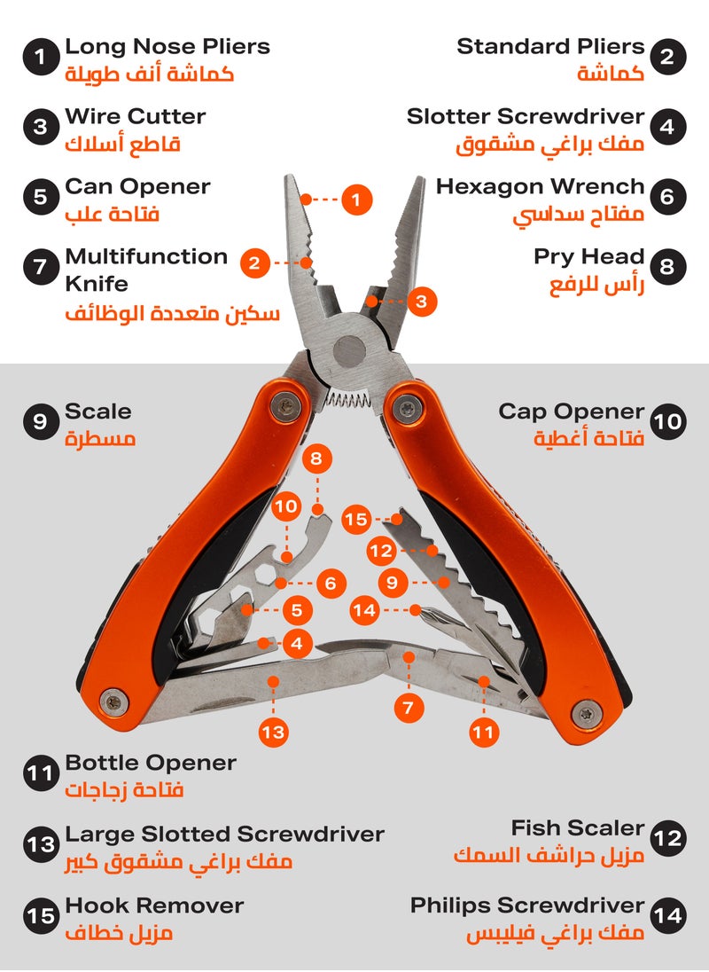 LAWAZIM - Heavy Duty Multifuntion Plier | Multi Plier | Tools | Screwdriver | Industrail Tools - Image 1