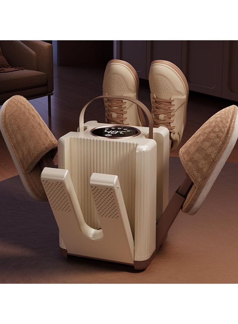 عام **مجفف الأحذية الرياضية - مجفف بست منافذ - سخان كهربائي قابل للطي مع مؤقت زمني، مناسب لمحبي الأماكن الداخلية والخارجية، هواة المشي، المعسكرات، الأحذية، الأحذية الرياضية، العناية بالملابس، السفر العائلي.** - Image 2