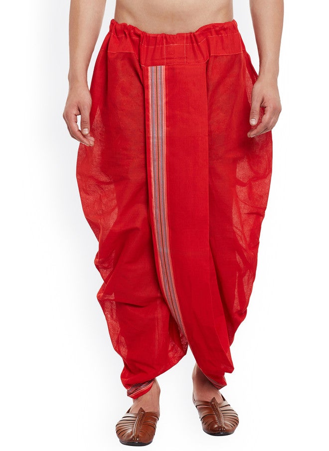 SOJANYA Red Dhoti Pants - Image 1