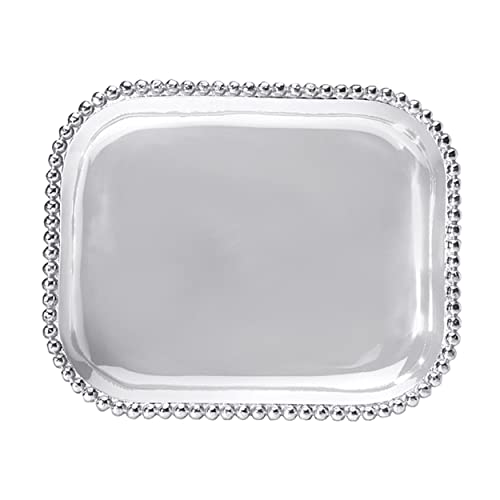 Mariposa Pearled Rectangular Platter - Image 1