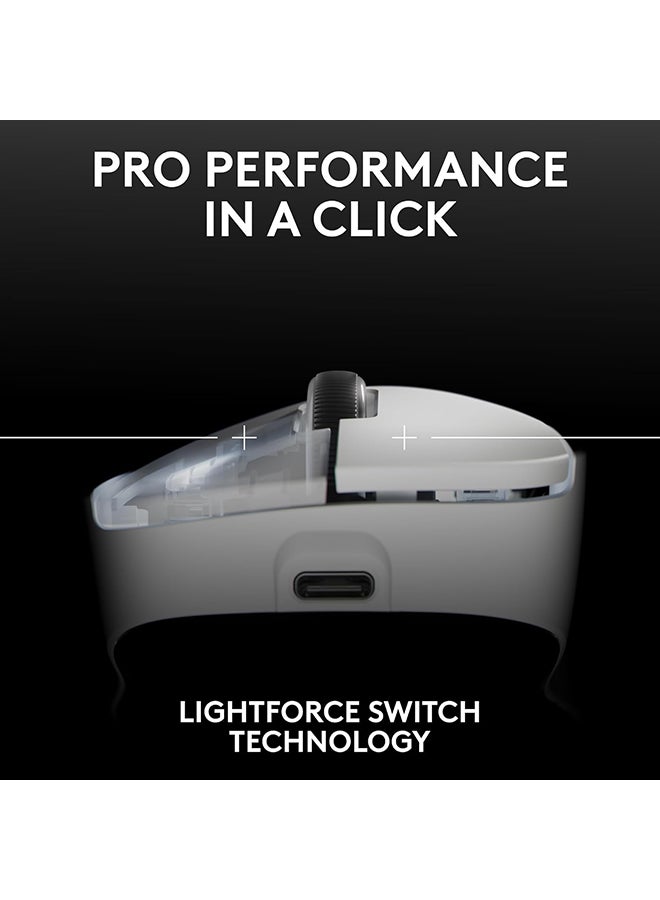 لوجيتيك ماوس الألعاب اللاسلكي G PRO X Superlight 2 DEX LIGHTSPEED - أبيض - Image 5
