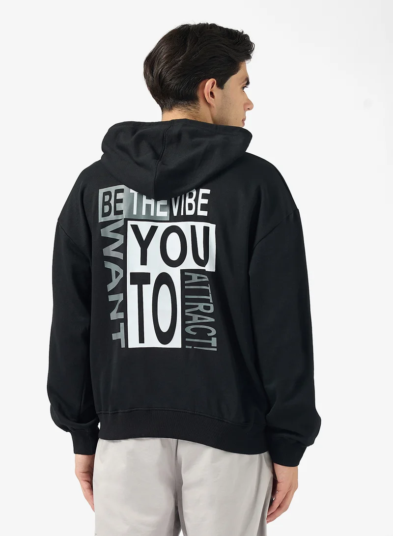 سفنتي فايف Back Graphic Hoodie